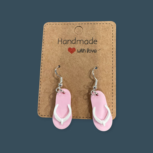 Pink Flip Flops Earrings